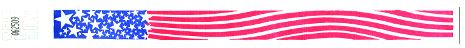 Tyvek 3/4" 2 Color Designer, Patriotic Red/Blue (500 per box) main image
